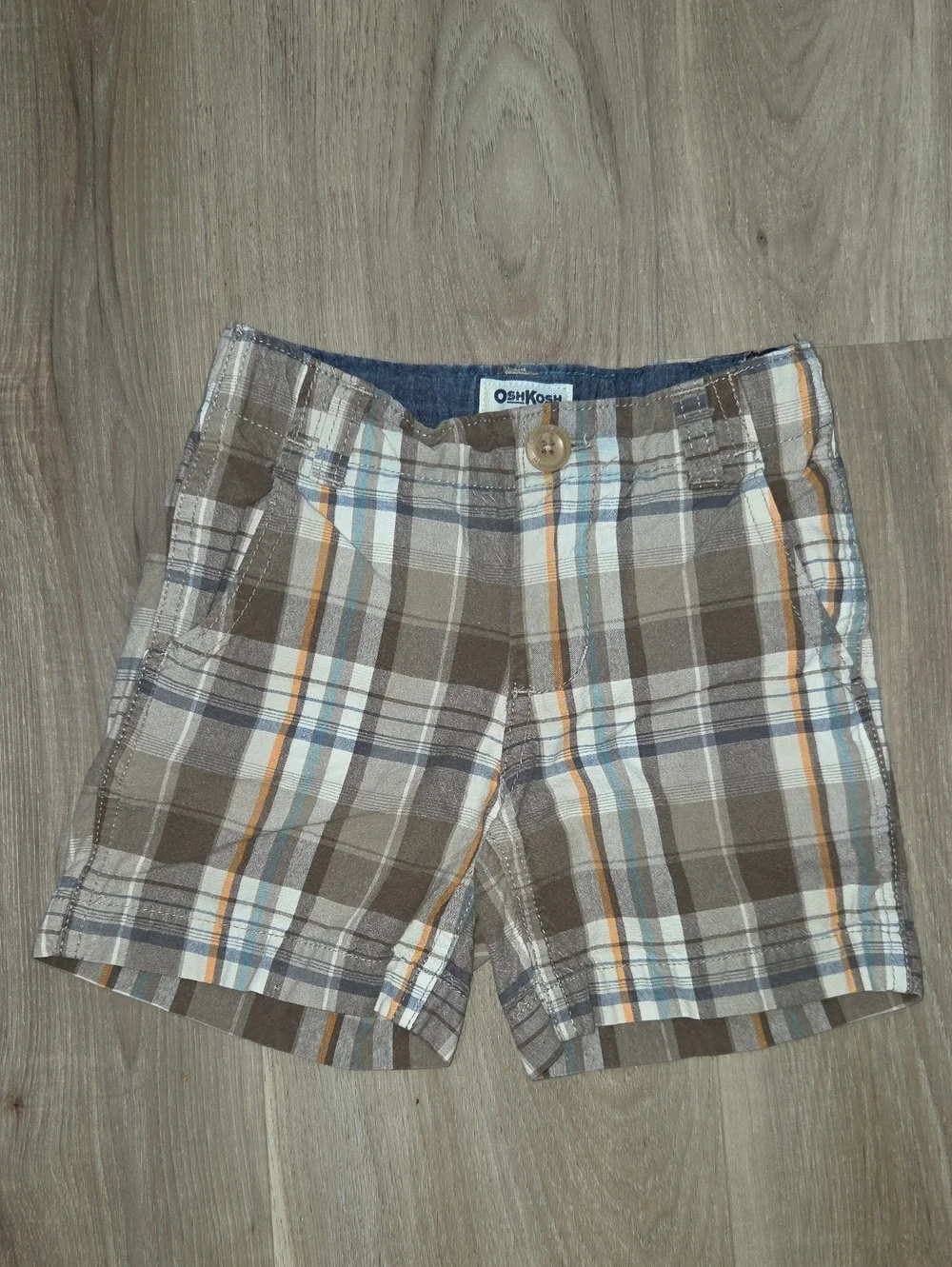 •OshKosh B'gosh• Toddler Boys Plaid Shorts